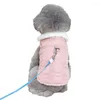Vêtements pour chiens Unique Winter Pet Cardigan Dress Outfit Polaire Doublure