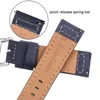 Watch Bands Genuine Leather Band Bracelet 20mm 22mm Black Blue Gray Brown Women Men Cowhide Watchbands Strap Accessories