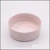 Dog Bowls Feeders Ceramic Marble Pet Bowl Suitable For Pets To Drink Water And Eat Food Have Various Color Dark Green Pink Gray Wh Dhi6J