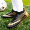 Kleiderschuhe Aliups Professional Unisex Fußball lange Spikes TF Knöchel Fußballstiefel Outdoor Gras Stollen EU Größe 30-45 221021