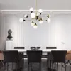 Lampadari Modern Nordic Simple Living Room Creative Magic Bean Chandelier Art Bedroom Dining Designer Lighting