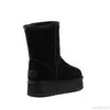 Boots Snow Boots Women 2022 Winter Warm Fashion Designer Platform Boots المصارع