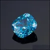 Autres Autres Zhanhao Vente en gros de pierres précieuses en vrac de coupe radiante pour la fabrication de bijoux en diamant Simant Blue Zirconother Brit22 Drop Delivery 2022 Dhjba