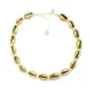 Pendants Summer Boho Shells Necklaces Women Choker Natural Sea Conch Pendant Rope Chain Neck Jewelry Beach Girl Gift 1pcs