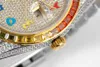 GSF TOP montre homme diamant montre 3235mouvement mécanique montres saphir verre résistant aux rayures diamètre 41mm 904L boîtier en acier fin bracelet de montre
