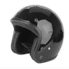 オートバイヘルメットレーシングスコーピオンモトクロスヘルメットオフロードフルフェイスハーフビンテージドット承認グロスブラック