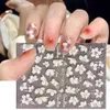 Tryck på Nail Sticker Fake Nails New Nail Enhancement Stickers Hot Items Camellia Tulpan präglade tredimensionella