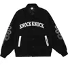 Bomber Jacket Streetwear Mens vintage haft haft wąż baseball płaszcz 2022 HARAJUKU swobodny japoński styl kurtki uniwerek