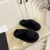 Zimowe damskie kapcie włosów Pluszowe miękka gumowa podeszwa zewnętrzna Antiskid Design moda damskie buty wielokolorowe duże 35-41