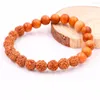 Strang natürliche Rudraksha Samen mit Holzperlen Buddhismus Armband Männer Schmuck Frauen Religion Geschenk buddhistische Gebet Charm Zubehör