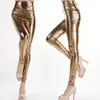 Женские леггинсы Женщины Pu Faux Leghing Leggings Leggings Snake Skin Print Leggins Высокие талию эластичные узкие карандаш Брюки Bodycon Slim Pants T221020