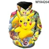 Heren Hoodies mode plus maat 3D cartoon anime en dames schattige sweatshirts straatvestel jas