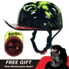 Мотоциклетные шлемы BULLBIKER с открытым лицом, полушлем, винтажный Ретро мужской женский бейсбол для езды, аварийный скутер, крейсер, чоппер