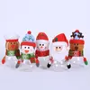 Juldekorationer Candy Jar Santa Snowman Elk Cartoon Doll Storage Bottle Sweet Boxes for Child Kids M6ce