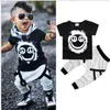 Spädbarn barn pojkar flicka kläder set korta ärm toppar t-shirt byxor 2 stycken uppsättningar småbarn bebe barn baby flickor kläder kläder