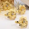 Blommaformade Serviette Ringswedding Party Table Decoration Serneper Ring West Dinner Flowers Serviket Buckle Desktop Handduk Bh7768 TQQ