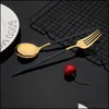 Conjuntos de utens￭lios de jantar conjuntos de utens￭lios de jantar 24pcs colorf a￧o inoxid￡vel talheres de cozinha espelho de tabela dourada de mesa de tabela de tabela de tabela garfo de colher 220928 dr dhqku