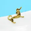 Brosches Cindy Xiang Rhinestone Cute Dachshund Dog for Women Puppy Pin Animal Jewelry Black and Gold Color High Quality