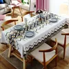 Table Cloth Bohemia Tablecloths Print Rectangle Dust Proof Cover Christmas Room Decor Aesthetic Coffee For Living
