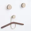 Hooks 2PCS Pastoral Wooden Hook Clothes Organizers Storage Designer Bags Luxury Hangers Clothing Rack Wall Hanging Decor