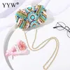 Clutch Bags Evening Bohemia Beading Bag Contrast Colors Summer Hand Wedding Bridal Party Purse Pochette Femme 2021 221021