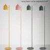 Lâmpadas de chão Lâmpada moderna de ferro minimalista colorido para sala de estar quarto nórdico decoração de casa leve e27 cabeceira de pé