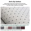 Carpets moderne Mode Brief noir blanc Géométrique Style Print Chambre salon Panier de salon Décor de tapis Cuisine Cuisine / Pootmat