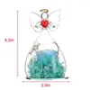 Decorative Flowers Angel Immortal Flower Glass Cover Rose Creative Ornament Christmas Gift Valentine's Day