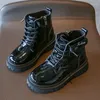 Boots Girls 2022 Vinter Autumn Little Princess Single British Style Fashion Boy Children Buckle Short