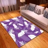 Carpets Peacock Feather Printed For Living Room Bedroom Area Rugs Kids Game Antiskid Mat Coffee Desk Rectangle Soft Carpet