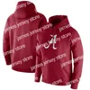 Jaquetas ao ar livre Hoodies Alabama Crimson Tide Heathered Grey Club Fleece Pullover Hoodie Florida Gators Royal Mens Moletom Preto