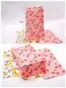 Gift Wrap Fruits Kraft Paper Bags Candy Bag Treat Packaging Open Top Home Wedding Christmas Craft 5pcs/lot