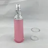 Storage Bottles 30ml Pink/gold/pearl Whiteslim Waist Acrylic Bottle For Serum/lotion/foundation/emulsion Cosmetic Packing Plastic