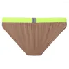 Underpants Bamboo Fiber Seamless Breathable Sexy Men's Briefs Low-Waist Soft Man Underwear