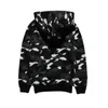 Heren Hoodies Sweatshirts Mens Hoodie Designer Sweatshirt Volledige rits omhoog Hoodie voor man Woman Black Shark Camouflage Fashion Hip Hip Lange Mouw M-XXL