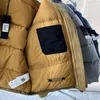 Brand mens topstoney parkas 21fw metal nylon down cotton jacket warm embroidered Cuff Coat parka Size M-2XL