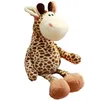 25 cm Forêt Animal En Peluche Jouet Lion Éléphant Tigre Singe Cerf En Peluche Poupée Enfants Rag Poupées D20