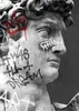 Скульптура головы Давида, статуя, граффити, искусство, холст, живопись, постеры и принты, уличные настенные художественные картины для гостиной, домашний декор