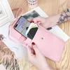 Avondtassen Dames Telefoon Purtus Simple Bag Schouder Wallets Smart Mobile Light Handtassen PU Leer Casual Solid Crossbody