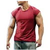 Erkek Tişörtleri 6 Renk Yaz Erkekler Kısa Sleevet Gömlek Günlük Yuvarlak Boyun Fit Komik Sokak Giyim Katı Tshirt Hip Hop Yüksek Sokak Tops M-3XL