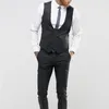 Men's Vests Double Breasted Slim Fit Waistcoat For Men One Piece Black Suit Vest Custom Male Fashion Clothes Coat Arrival