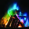 100pcsパーティーの装飾神秘的な火の魔法のトリック色の炎おもちゃ誕生日ぶらの袋柄の暖炉用品