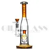 10,5 Zoll Shisha Einzigartige Bowling-Flaschenform Ölbrenner Aluminium-Tabakpfeifen Dab Rig Rauchzubehör für trockene Kräuter mit Quarznagel