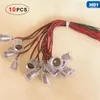 Uchwyty lampy 10/20pcs Uchwyt E10 z drutem mała baza bazowa nauczania instrumentu eksperymentu Długość 20 cm