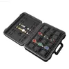 Luxury 186 rutnät Aluminium CASE Portable Case Box With Lock Smycken Displayer Storage Box J220825 J220906247K6570691