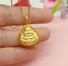 Pendant Necklaces ANGLANG Charming Valentine Gifts Buddha Jewelry Gold Colour Necklace For Women Mom Girlfriend Wife