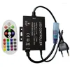 Strips Bluetooth LED -strip AC220V RGB -tape AC110VSMD Flexibele lint Witte kleur voor Hone Decoratie 3 -stks Controller