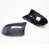 Car Rear View Side Mirror Housing Caps for BMW X3 X4 X5 X6 F15 F16 F25 F26 Horned Style Carbon Fiber Wing Covers