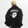 Bomber Jacket Streetwear Mens vintage haft haft wąż baseball płaszcz 2022 HARAJUKU swobodny japoński styl kurtki uniwerek