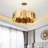 Lampy wiszące Europa żyrandole sufitowe światło LED Home Deco żyrandol oświetlenie luksusowy projektant
